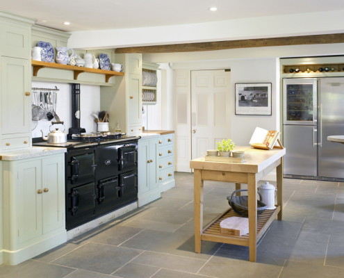 Kitchen with Teak and Granite worktop